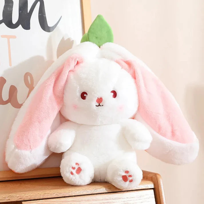 Strawberry Bunny | Pink & Orange | 25cm,35cm & 45cm