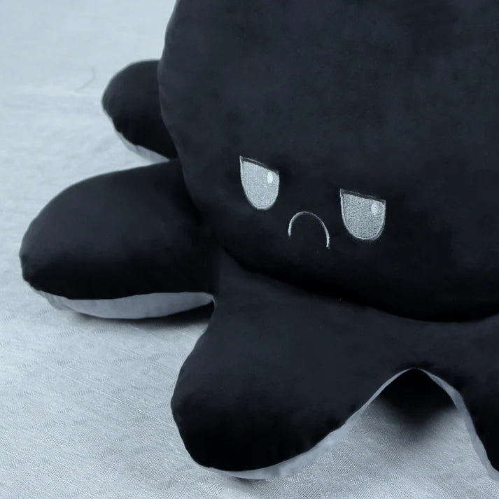 GIANT Reversible Octopus | Black-Grey | 80cm