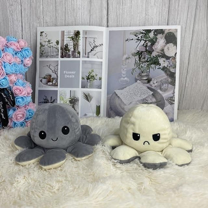 Reversible Octopus | White-Grey